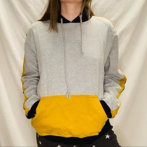 Carbon Color Block Sweatshirt - Size L